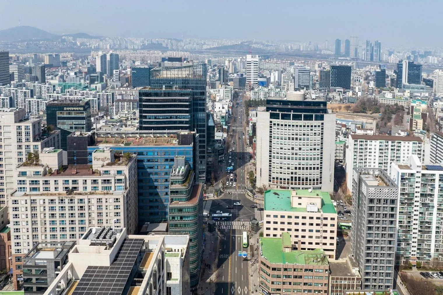 סיאול Blueground Id14 Nonhyeon City View Ac Sel-14 דירה